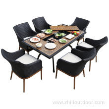 rattan outdoor furniture set rattan dinning chair